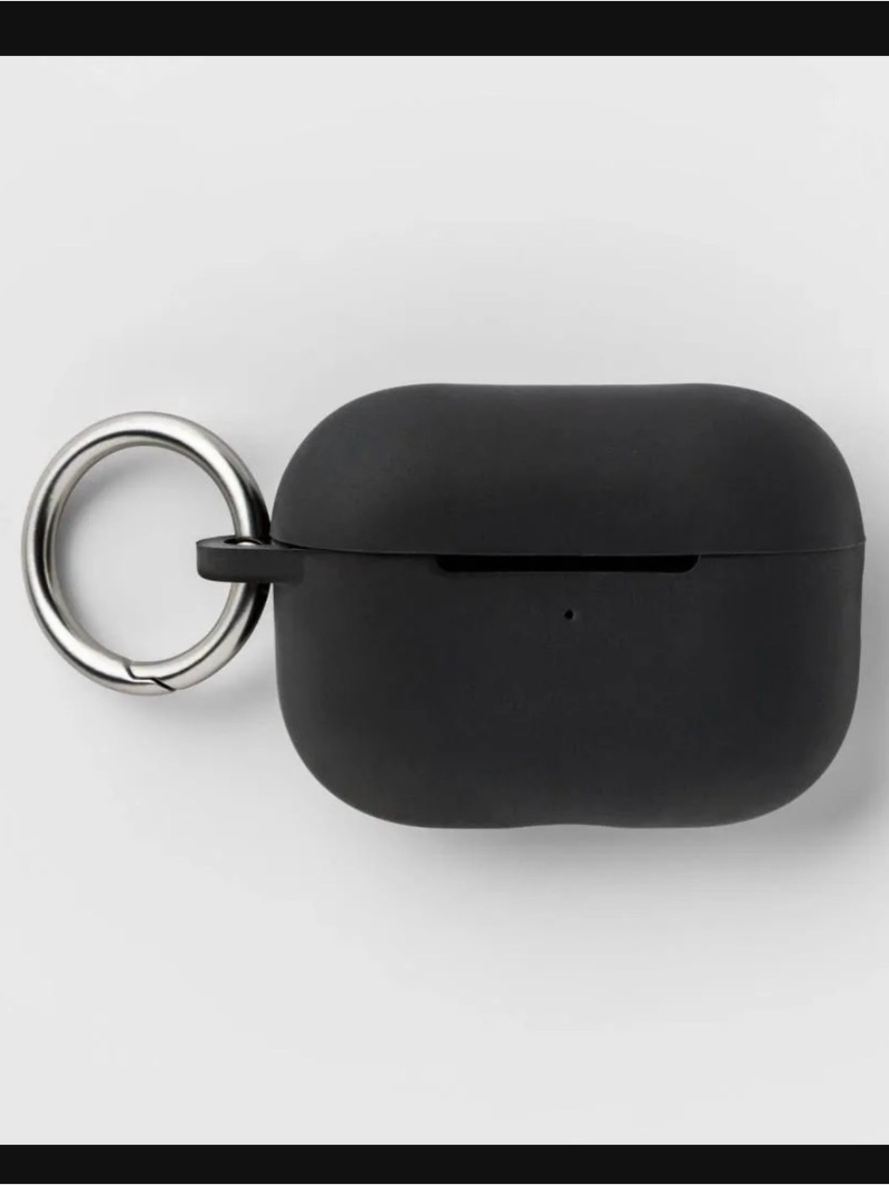 Apple AirPods Pro (1/2 Generation) Silicone Case with Clip - Heyday™ Black